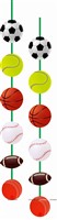 Ball Theme Banner & Dangler Kit (Pack of 24 pcs)