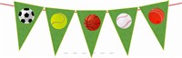 Ball Theme Triangle Bunting (10 ft)