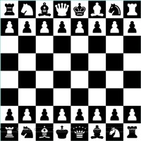 Chess board poster