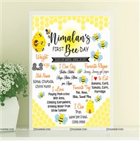 Bumble Bee birthday theme Chalkboard posters