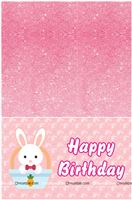 Bunny Party Table cover