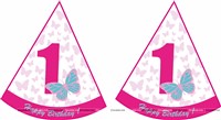 Butterfly Party Hats (Set of 6)
