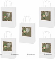 Camouflage Theme Gift Bags