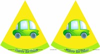 Cars Party Hats (Set of 6)
