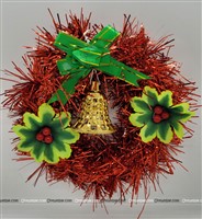 Tinsel Wreath (Red)