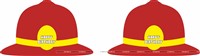 Fireman Party Hats (Set of 6)