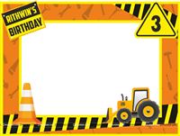 Construction Party Photo Booth