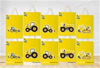 Construction Stickered Party Bags