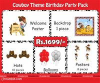 Cowboy Theme Mini Party Pack