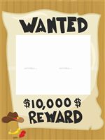 Wanted Reward Frame 