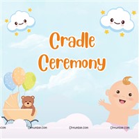 Cradle Ceremony Backdrop 