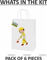 Cricket Party Bags (set of 6 )
