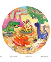 Dinosaur theme paper Plates (pack of 10)