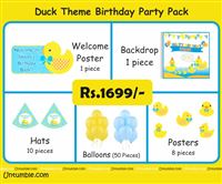 Duck theme birthday MIni Party kit