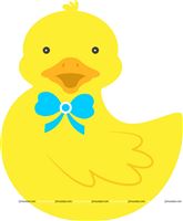 Happy rubber duck poster