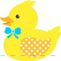 Smiling Yellow Rubber Duck poster