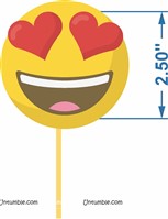 Emoji Theme Cake & Cup Cake Topper