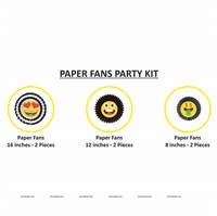 Emoji Theme Paper Fans