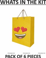 Emoji Theme Party Bags (set of 6 )