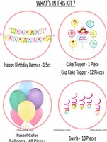 Fairy Princess Theme Swirls and Toppers Kit