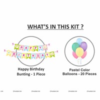 Fairy Theme Bunting and Balloon Kit, Pack of 21