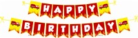 Fireman Theme Happy Birthday Banners