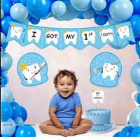 First Tooth Banner and Poster Kit (Pack of 24 pcs)