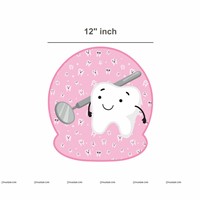 Pink First Tooth Banner, Cake Topper and Poster Kit ( Pack of 4)