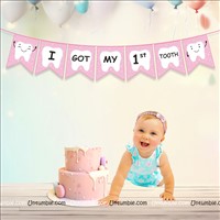 Banners - First Tooth Milestone Celebration