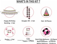 Black Flamingo Theme Party Hat Kit 