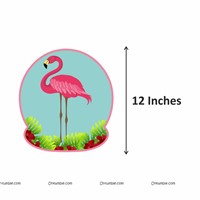 Flamingo theme Super saver birthday decoration kit (Pack of 58 pieces)