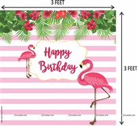 Pink Flamingo Theme Backdrop Arch Kit