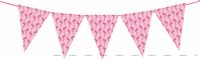 Pink Triangle Bunting Banner