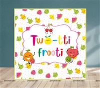 Twoti Frooti 2nd Birthday backdrop
