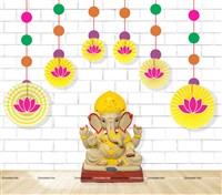 Ganesh Chaturthi Yellow Décor Kit 