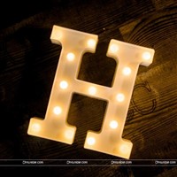 Alphabet H Marquee Light