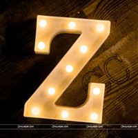 Alphabet Z Marquee Light