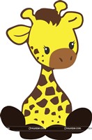 Giraffe Birthday theme Posters / Cutouts