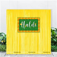 Haldi Foil Kit with Backdrop