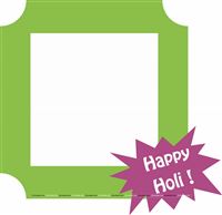 Happy Holi Photo Booth Frame