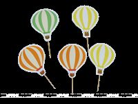 Hot Air Balloon Supplies theme Cup cake toppers