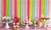 Hot Air Balloon Cup Cake Toppers