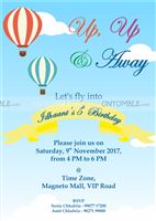 Hot Air Balloon Invitation
