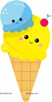 Cone Ice Cream Poster