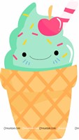 Cup Ice Cream Poster