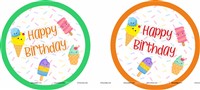 Ice Cream Theme Badges