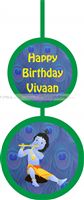Little Krishna Birthday theme Disc Danglers