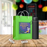 Krishna Theme Gift Bags - Green 