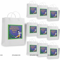 Little Krishna Birthday theme Stickered gift bags