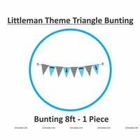 Little Man theme Flag Buntings (10ft)